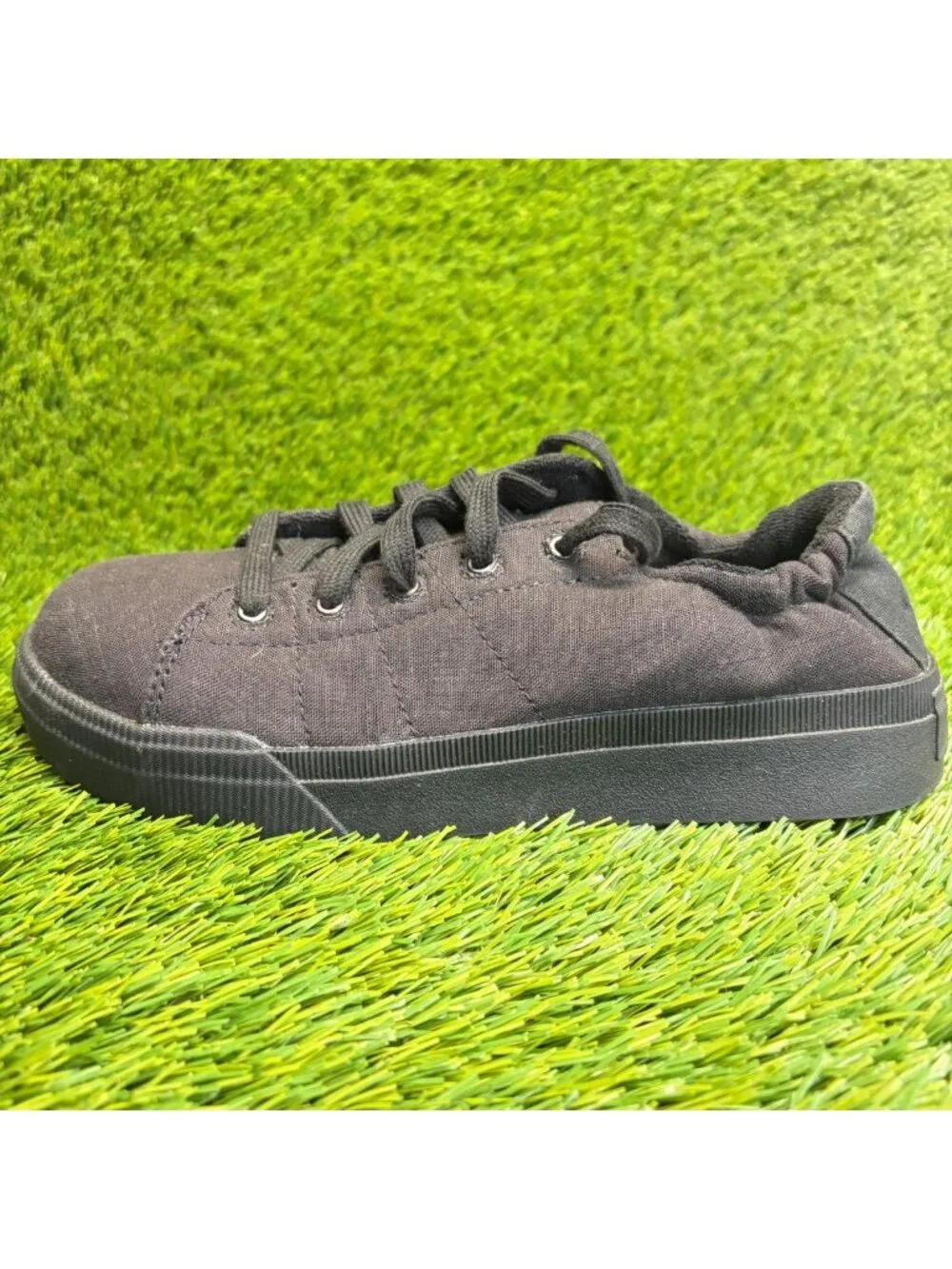 Roxy Rae Womens Size 7.5 Triple Black Composite Toe Safety Lace Up Work Shoes